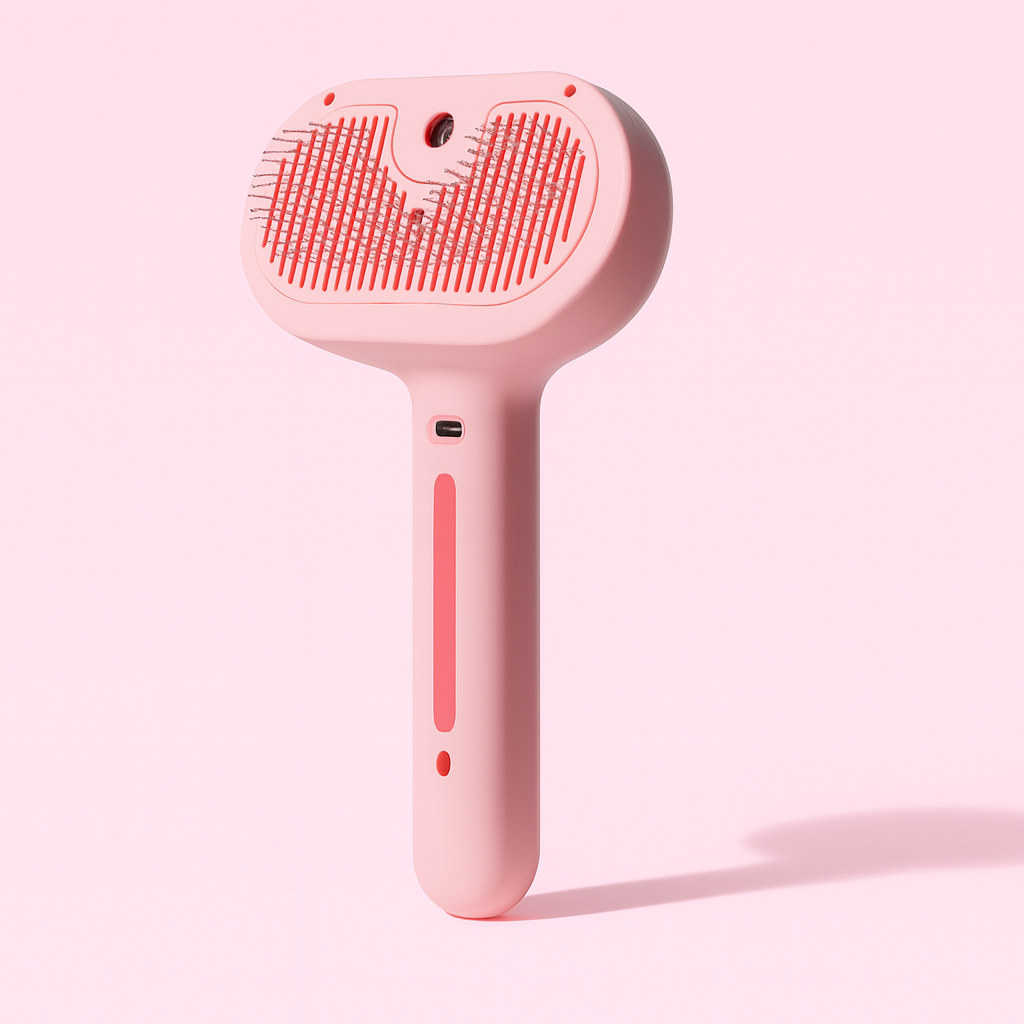 PuffSnuggle Pet Grooming Steam Brush