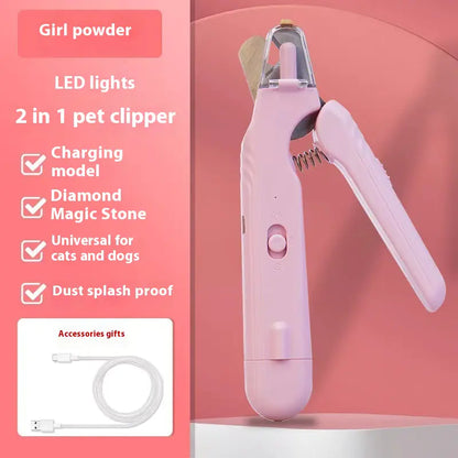 NailWhiz 2-in-1 Pet Nail Clipper & Grinder